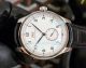 Copy IWC Schaffhausen Portuguese White Dial Black Leather Watch 40MM (1)_th.jpg